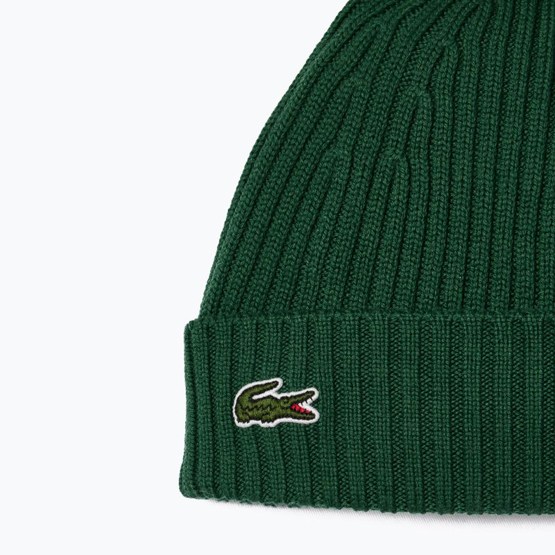 Czapka zimowa Lacoste RB0001 green 2