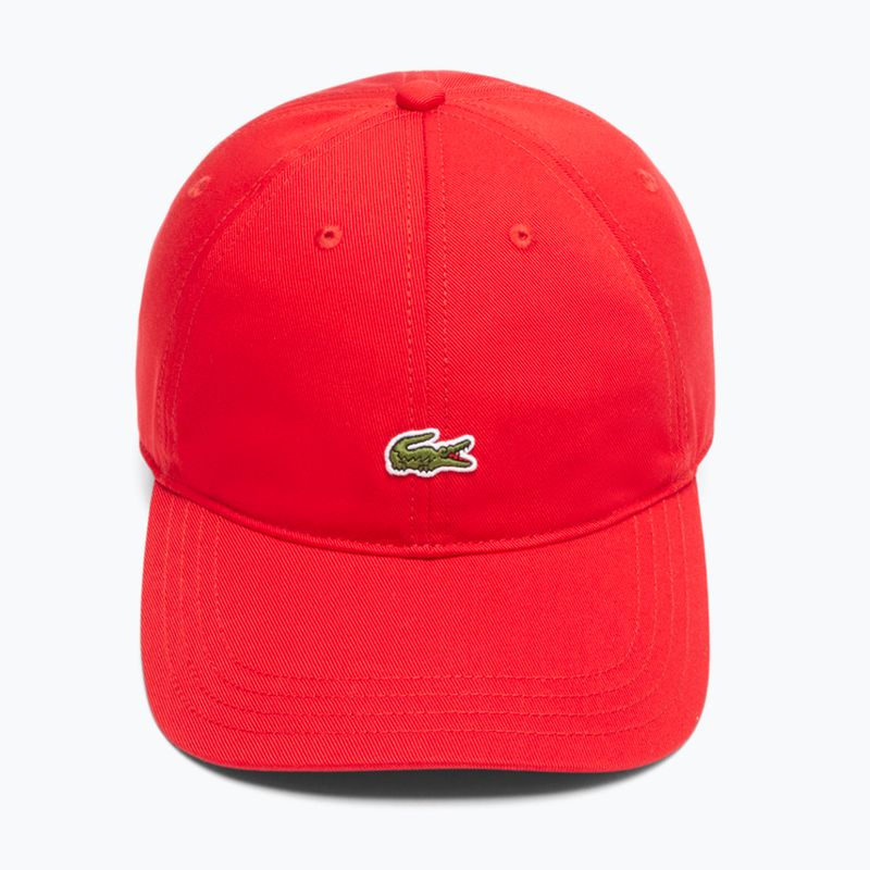 Czapka z daszkiem Lacoste RK0491 red 3
