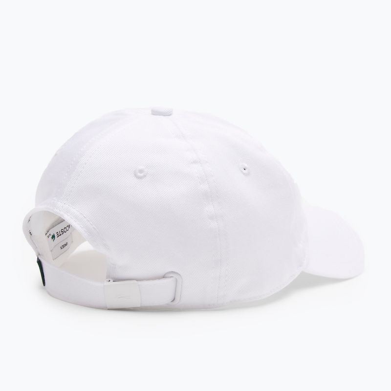 Czapka z daszkiem Lacoste RK9871 001 white 2