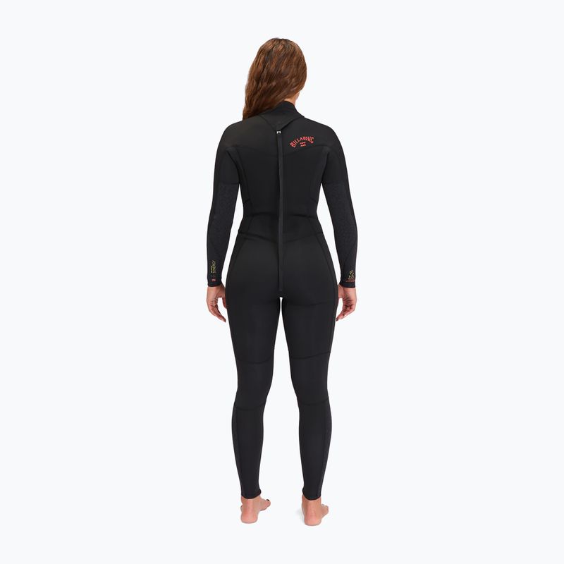 Pianka do pływania damska Billabong 3/2 mm Synergy Back Zip wild black 2