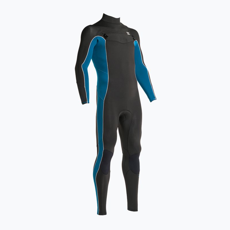 Pianka do pływania męska Billabong 4/3 mm Absolute Chest Zip lagoon