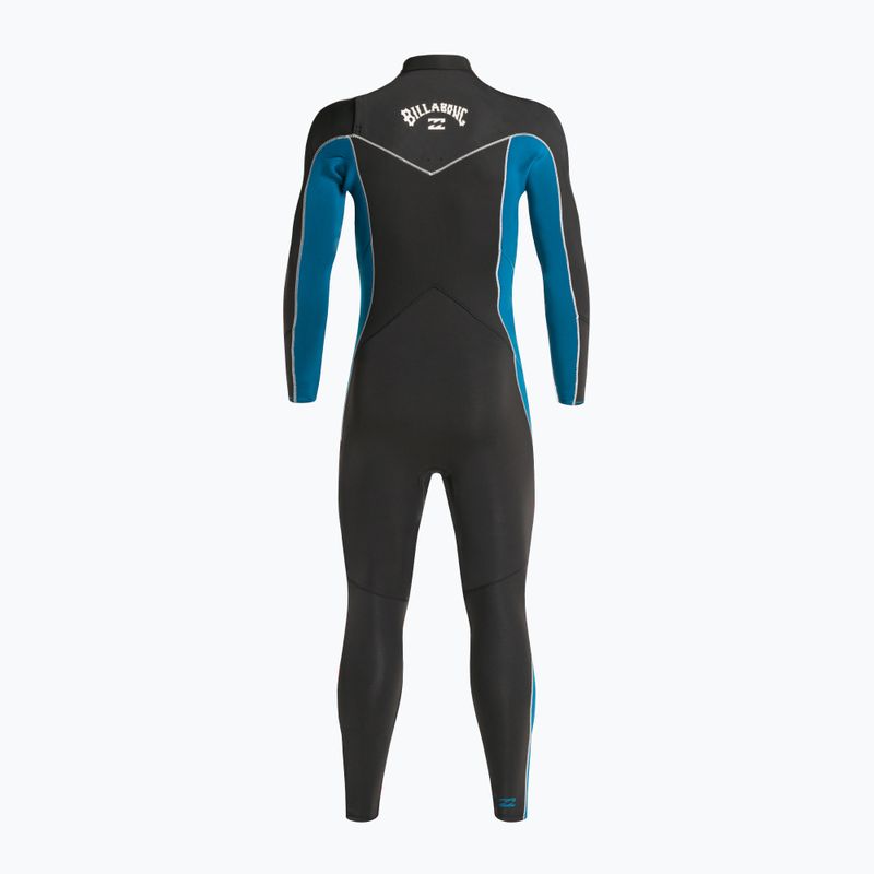 Pianka do pływania męska Billabong 4/3 mm Absolute Chest Zip lagoon 3