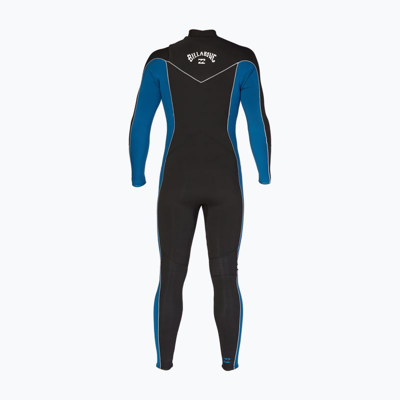 Pianka do pływania męska Billabong 4/3 mm Absolute Chest Zip lagoon 7