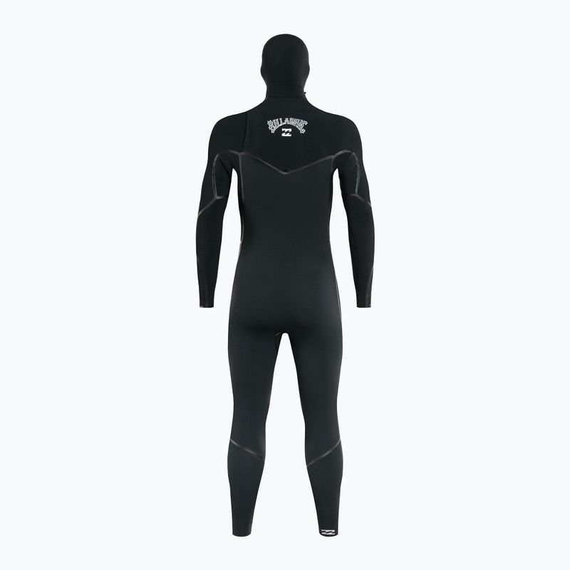 Pianka do pływania męska Billabong 6/5 mm Furnace Chest Zip black 3