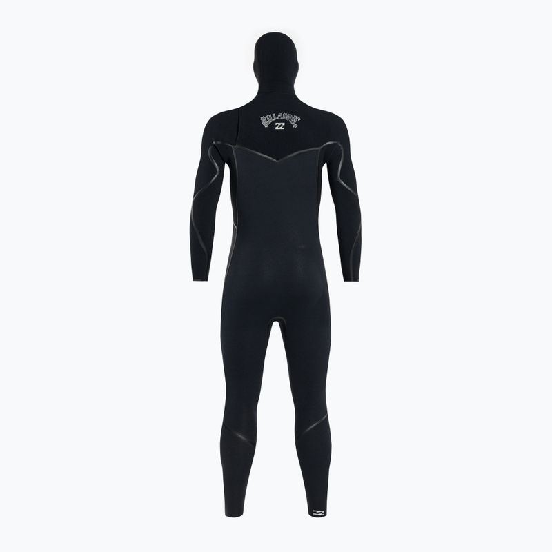 Pianka do pływania męska Billabong 7/6 mm Furnace Chest Zip black 4
