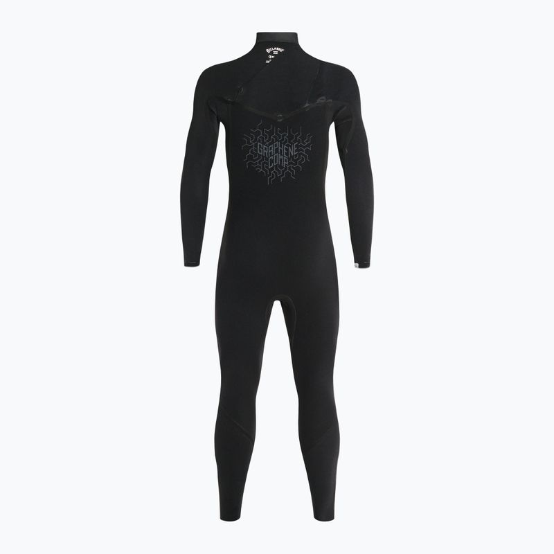 Pianka do pływania męska Billabong 3/2 mm Revolution Chest Zip antique black 5