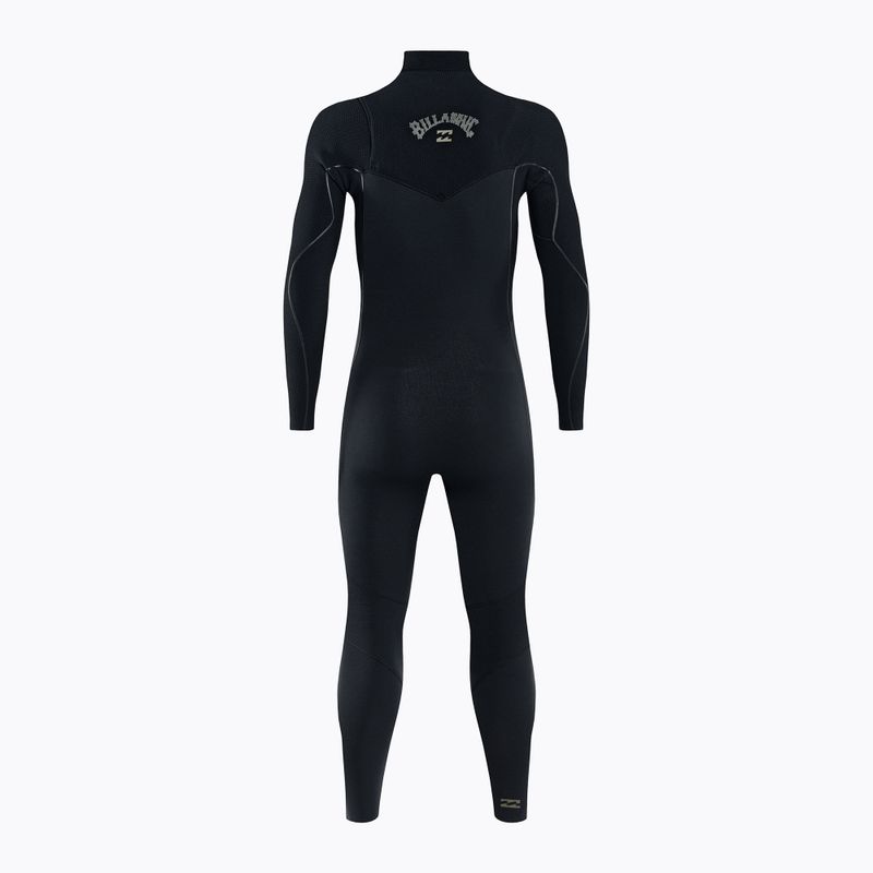 Pianka do pływania męska Billabong 4/3 mm Furnace Natural Zipperless black 3