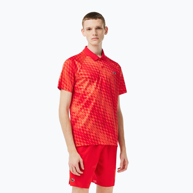 Koszulka polo męska Lacoste DH5174 corrida/watermelon