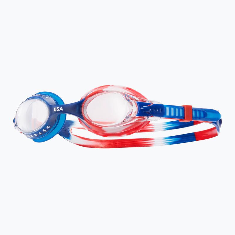 Okulary do pływania TYR Swimple USA clear/red/navy 6