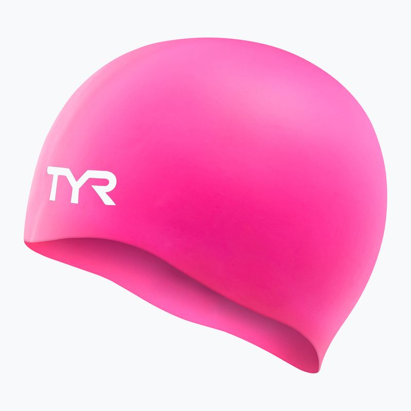 Czepek pływacki TYR Wrinkle Free Silicone pink