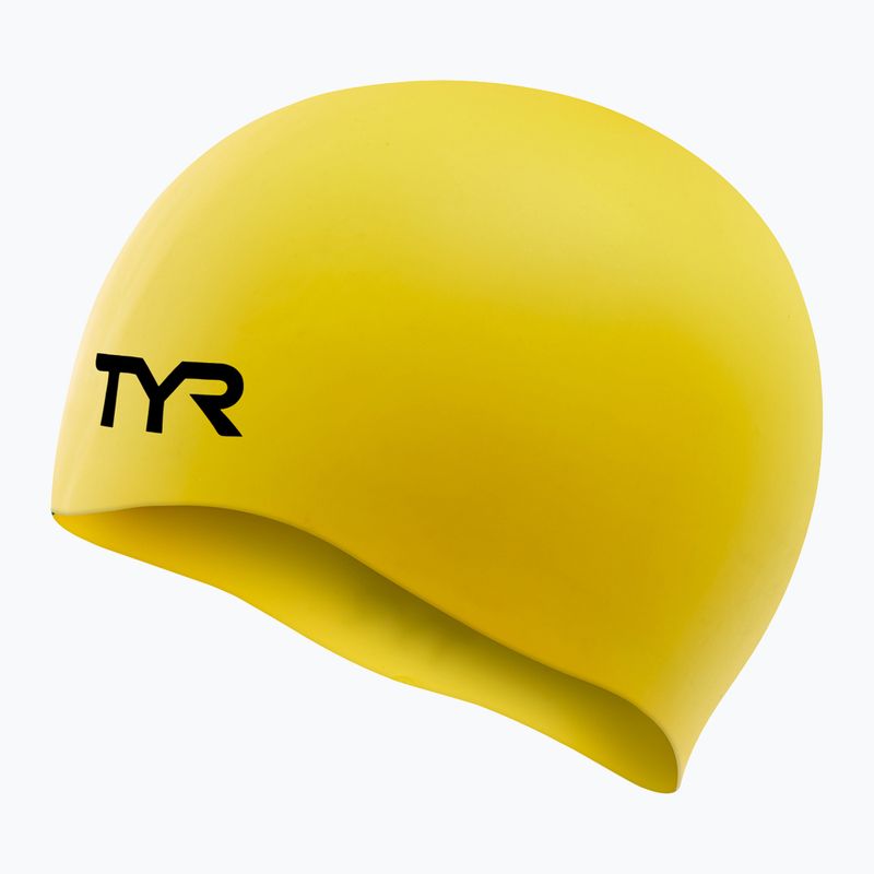 Czepek pływacki TYR Wrinkle Free Silicone yellow