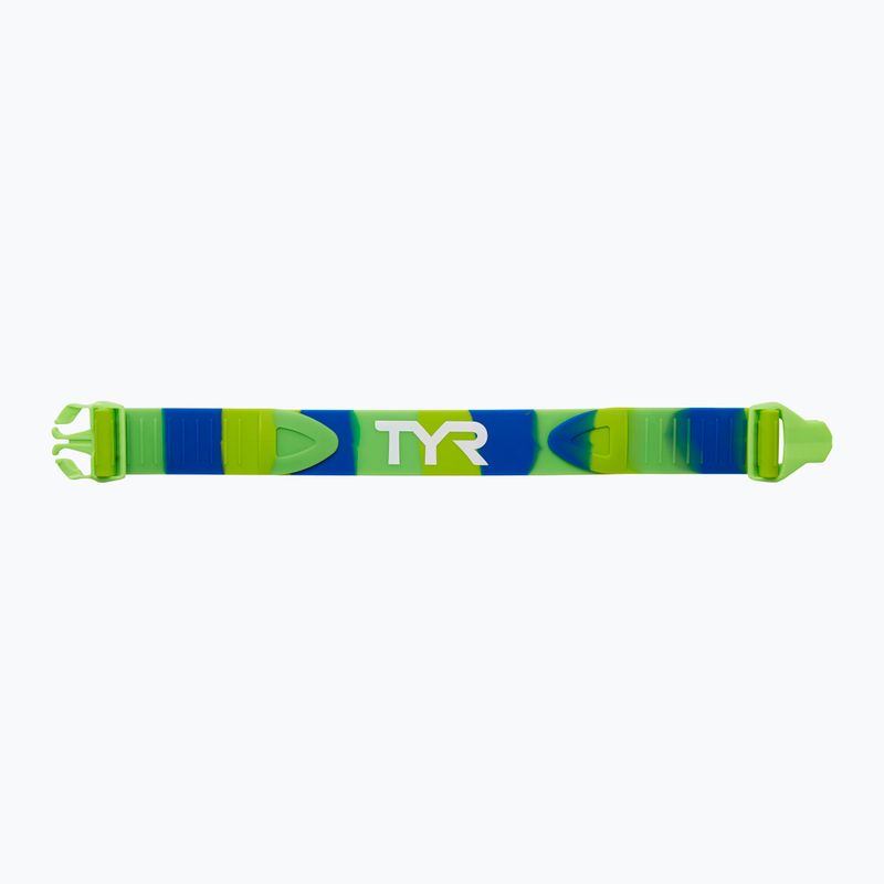 Pasek treningowy TYR Rally Training Strap green/ green/ blue 2