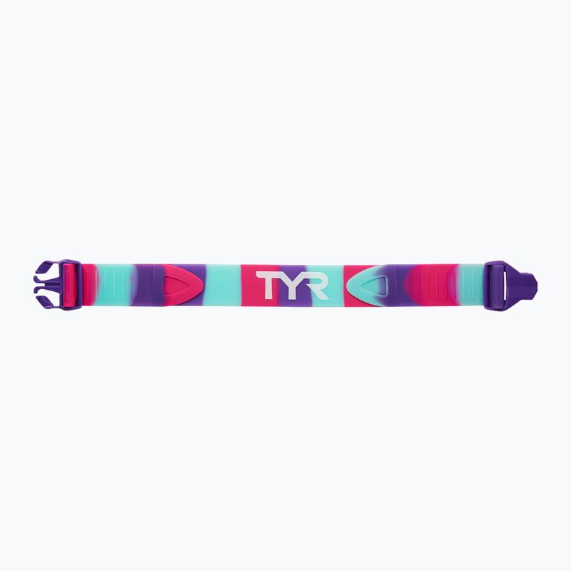 Pasek treningowy TYR Rally Training Strap pink/ purple/ mint 2