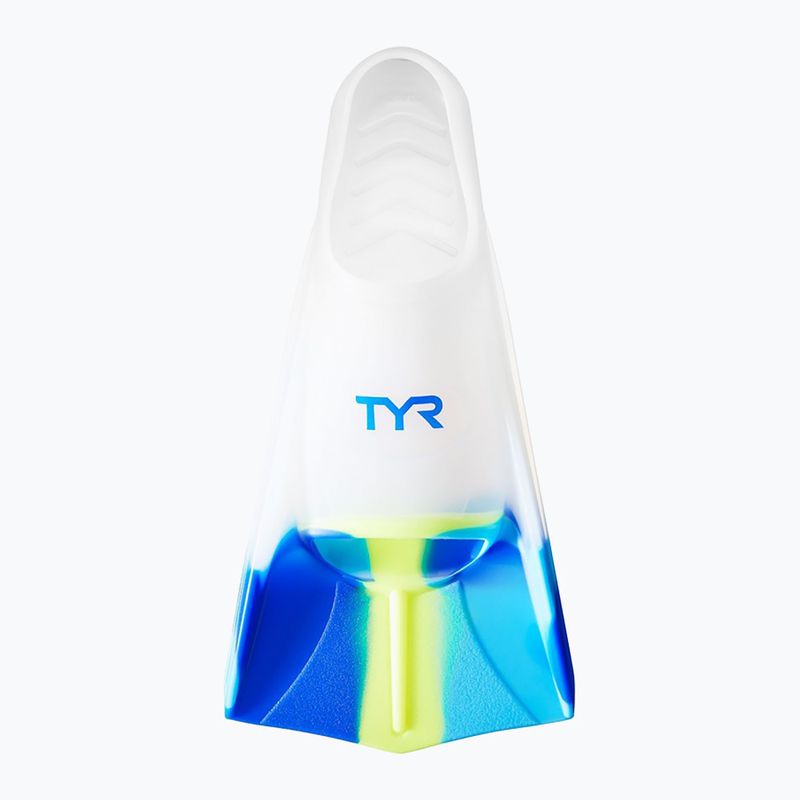 Płetwy do pływania TYR Stryker Silicone 39-40 EU white/multicolour 5