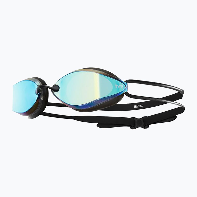 Okulary do pływania TYR Tracer-X Racing Mirrored gold/black 6