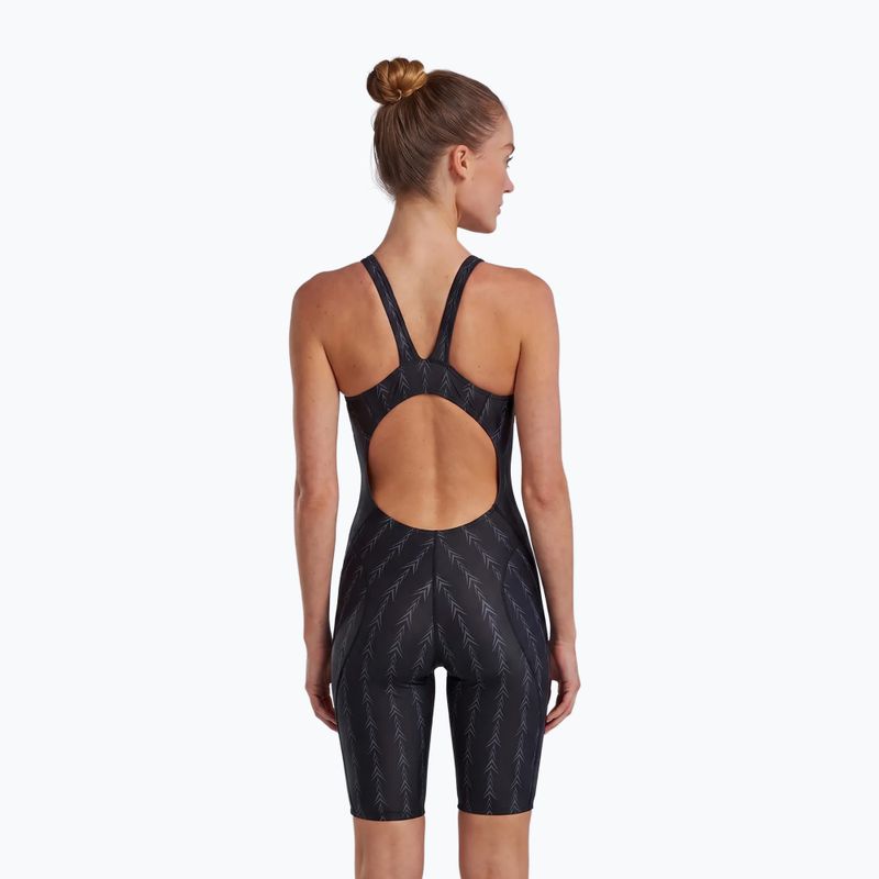 Strój pływacki jednoczęściowy damski TYR Fusion 2 Aerofit Shortjohn black 2