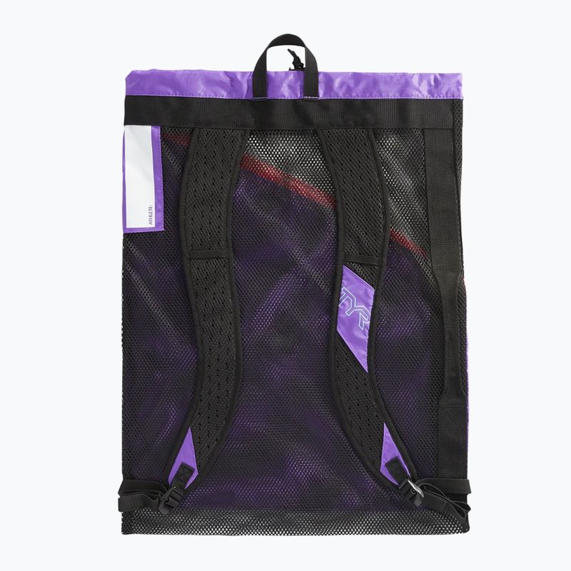 Worek pływacki TYR Elite Team Mesh 40 l pink/purple 2