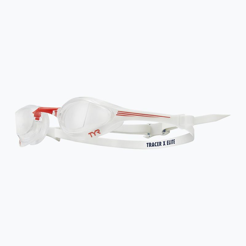 Okulary do pływania TYR Tracer-X Elite Racing clear/red/navy 6