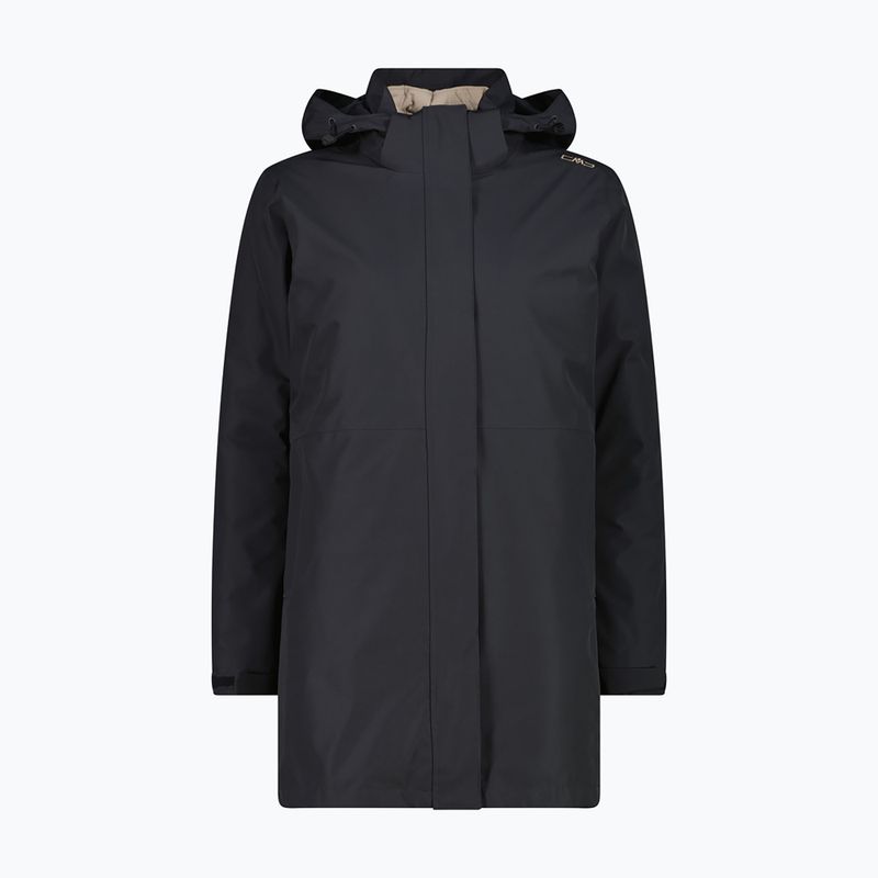 Płaszcz przeciwdeszczowy damski CMP 36Z2026D Zip Hood Parka antracite