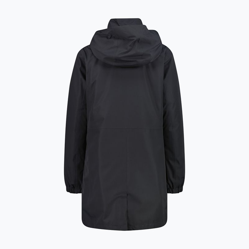 Płaszcz przeciwdeszczowy damski CMP 36Z2026D Zip Hood Parka antracite 2