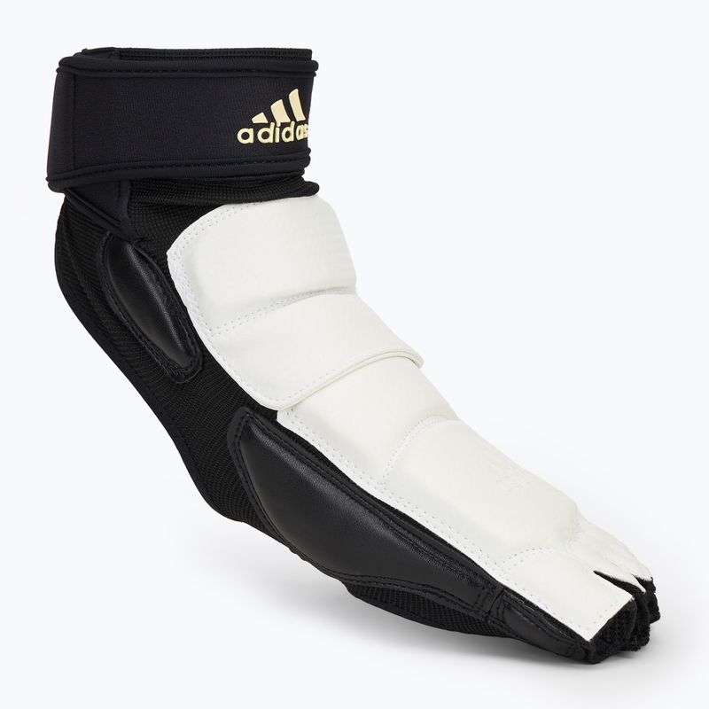 Ochraniacze na stopy do teakwondo adidas WT white/ black 2