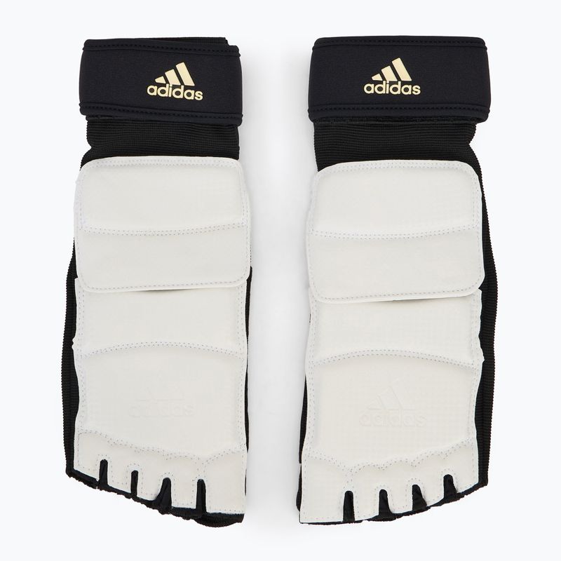 Ochraniacze na stopy do teakwondo adidas WT white/ black 3