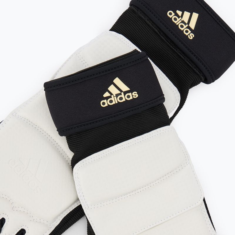 Ochraniacze na stopy do teakwondo adidas WT white/ black 5