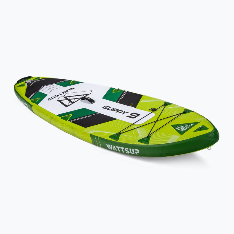 Zestaw deska SUP pompowana WATTSUP Guppy 9'0'' green 2