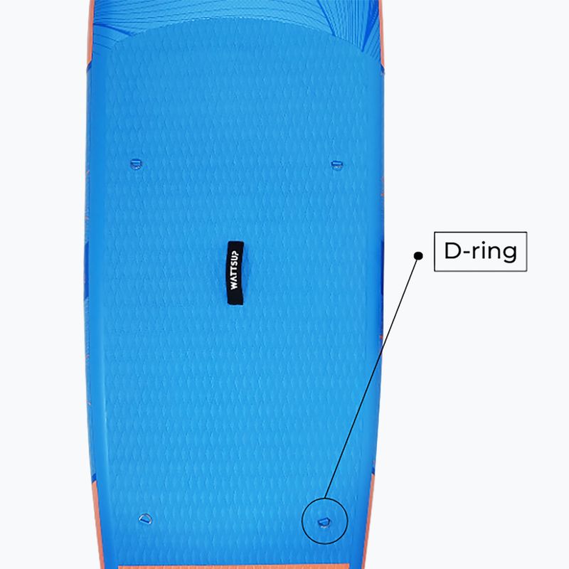 Zestaw deska SUP pompowana SUP WATTSUP Espadon 11'8'' Minicombo 9