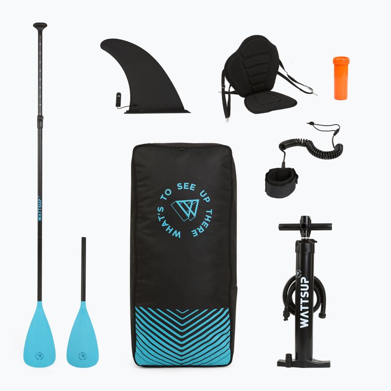 Zestaw deska SUP pompowana SUP WATTSUP F12" Combo blue 16