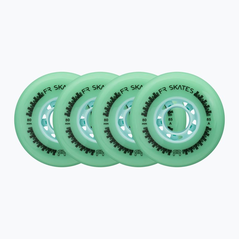 Kółka do rolek FR Skates Downtown Wheel 80mm/85A X4 mint/mint