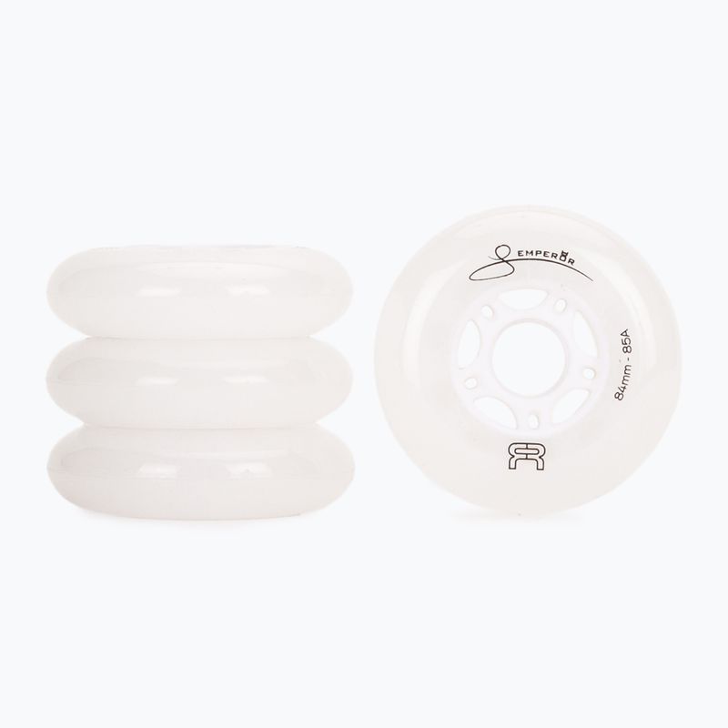 Kółka do rolek FR Skates Downtown Wheel 84mm/85A Emperor X4 natural/white 2