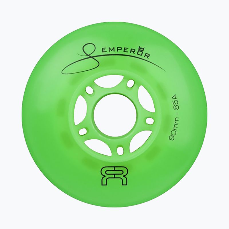 Kółka do rolek FR Skates Downtown Wheel 90mm/85A Emperor X4 green 2