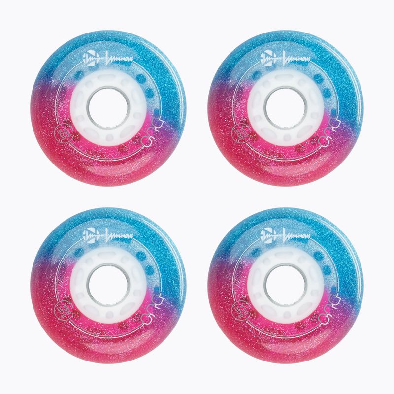 Kółka do rolek Luminous Led Wheels Duo 80mm/85A X4 galaxy/purple 2