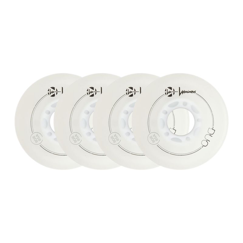 Kółka do rolek Luminous Led Wheels Duo 80mm/85A X4 white/red 6