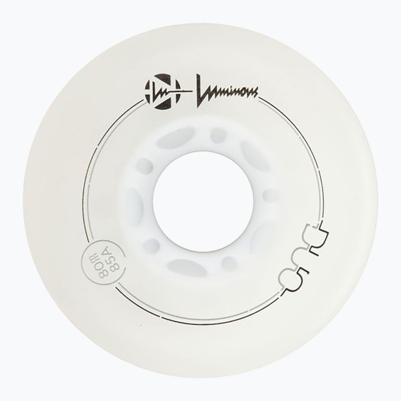 Kółka do rolek Luminous Led Wheels Duo 80mm/85A X4 white/red 3