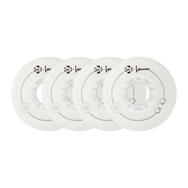 Kółka do rolek Luminous Led Wheels Duo 76mm/85A X4 white/red 6