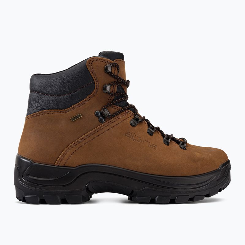 Buty trekkingowe męskie Alpina Tundra brown 2