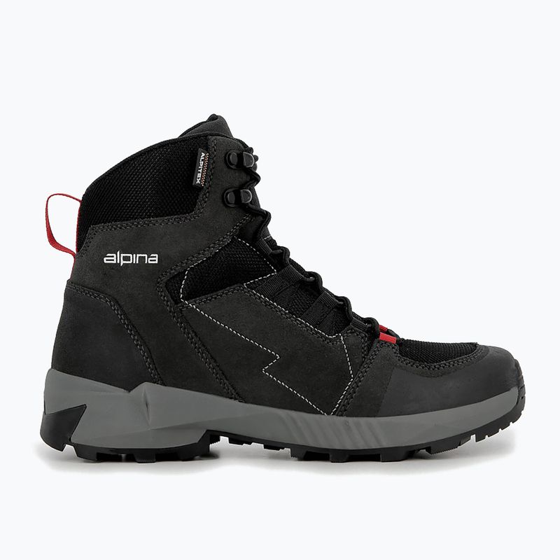 Buty trekkingowe męskie Alpina Tracker Mid black/grey 11