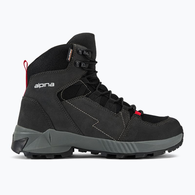 Buty trekkingowe męskie Alpina Tracker Mid black/grey 2
