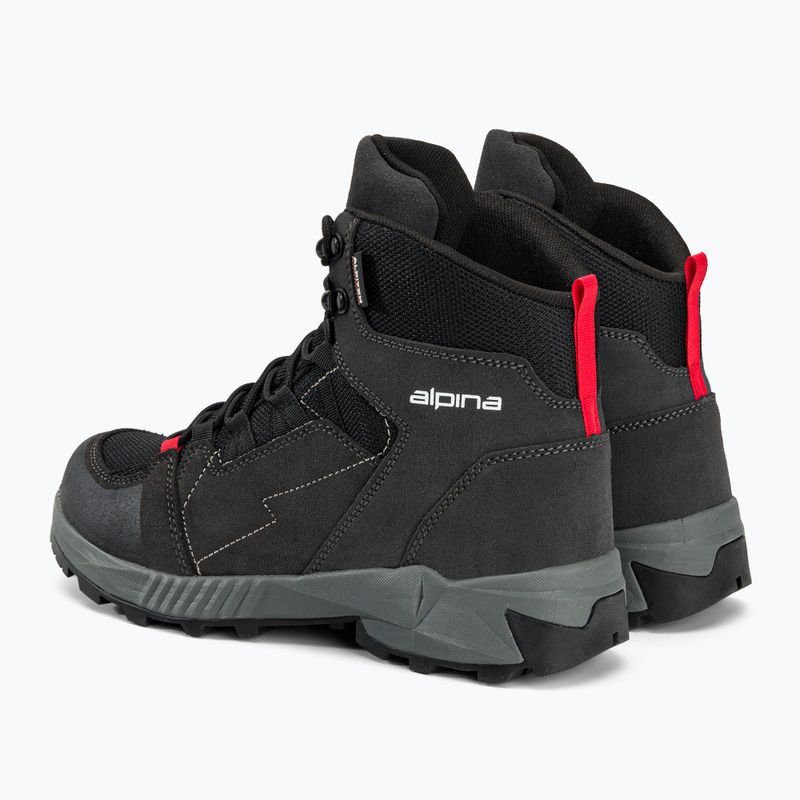 Buty trekkingowe męskie Alpina Tracker Mid black/grey 3