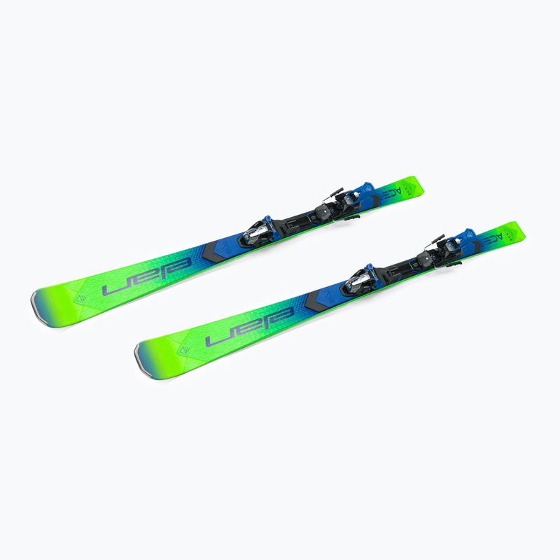 Narty zjazdowe Elan Ace SCX Fusion + wiązania EMX 12 green/blue/black 4