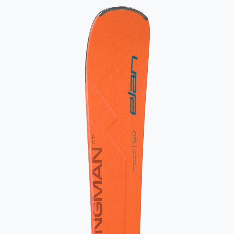 Narty zjazdowe Elan Wingman 82 CTI Fusion + wiązania EMX 12 orange/blue 8