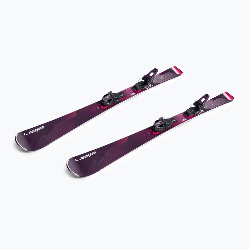 Narty zjazdowe damskie Elan Insomnia 14 TI PS + wiązania ELW 9 black/purple 4