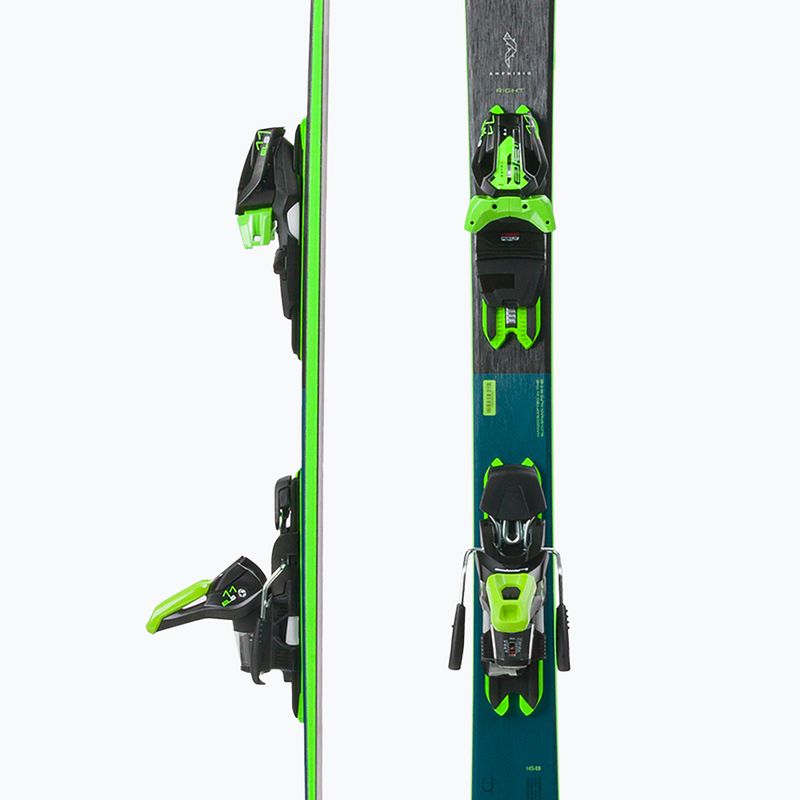 Narty zjazdowe Elan Amphibio 12 C PS + wiązania ELS 11 black/green 5