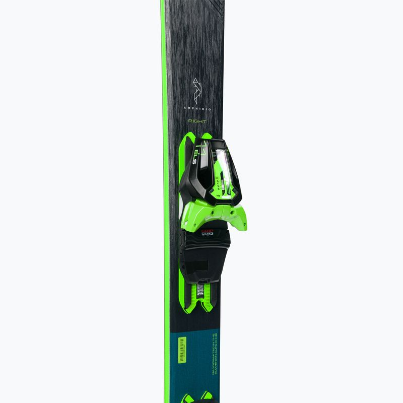 Narty zjazdowe Elan Amphibio 12 C PS + wiązania ELS 11 black/green 7