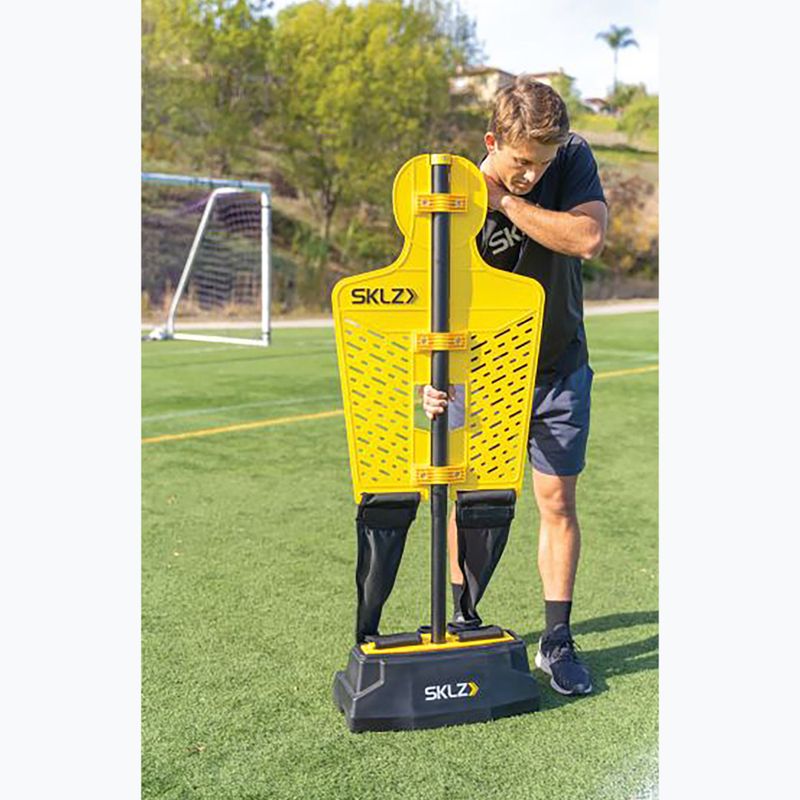 Manekin treningowy SKLZ Pro Training Soccer Defender with BASE żółty 10