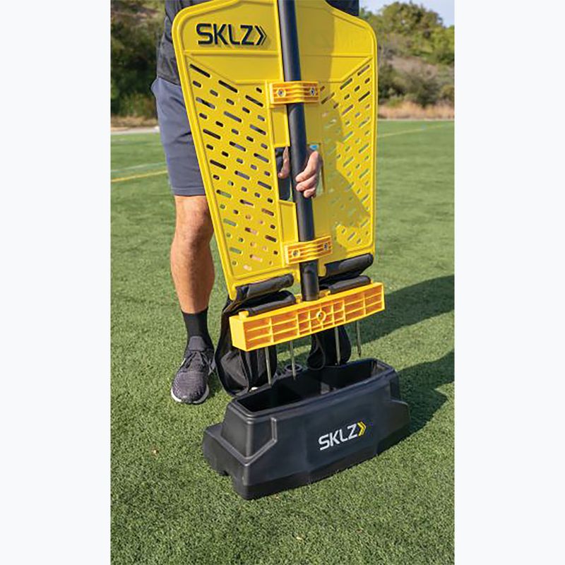 Manekin treningowy SKLZ Pro Training Soccer Defender with BASE żółty 11