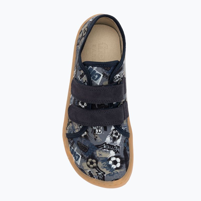 Buty barefoot dziecięce Froddo Canvas grey/blue 5