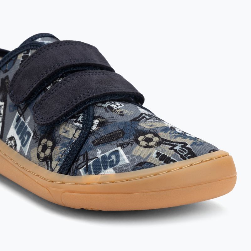 Buty barefoot dziecięce Froddo Canvas grey/blue 7